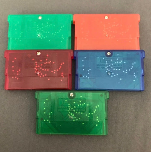 Pokemon Emerald Sapphire Ruby Leaf Green Fire Red Reproduction Game Card for Gameboy Advanced GBA NDS Cartridges