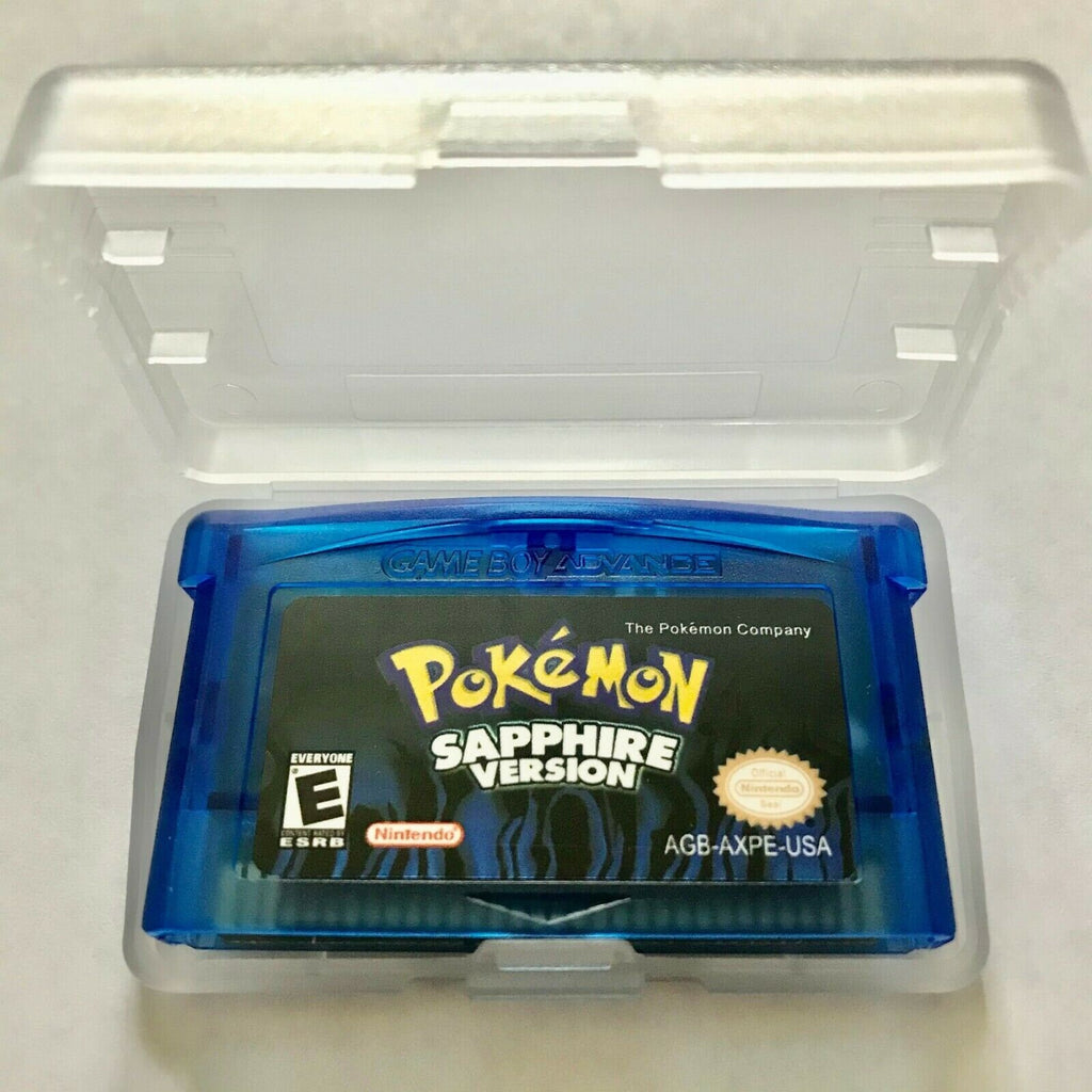 Pokemon Emerald Sapphire Ruby Leaf Green Fire Red Reproduction Game Card for Gameboy Advanced GBA NDS Cartridges
